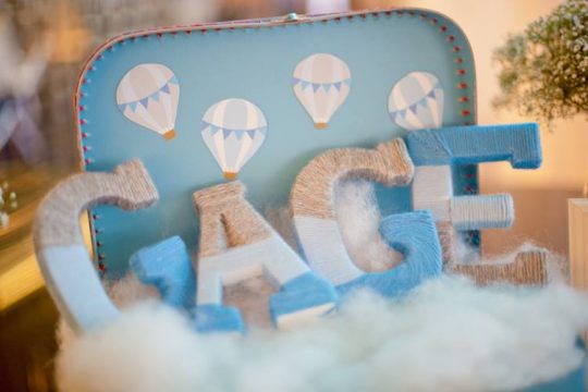 Gage’s Hot Air Balloon First Birthday Party